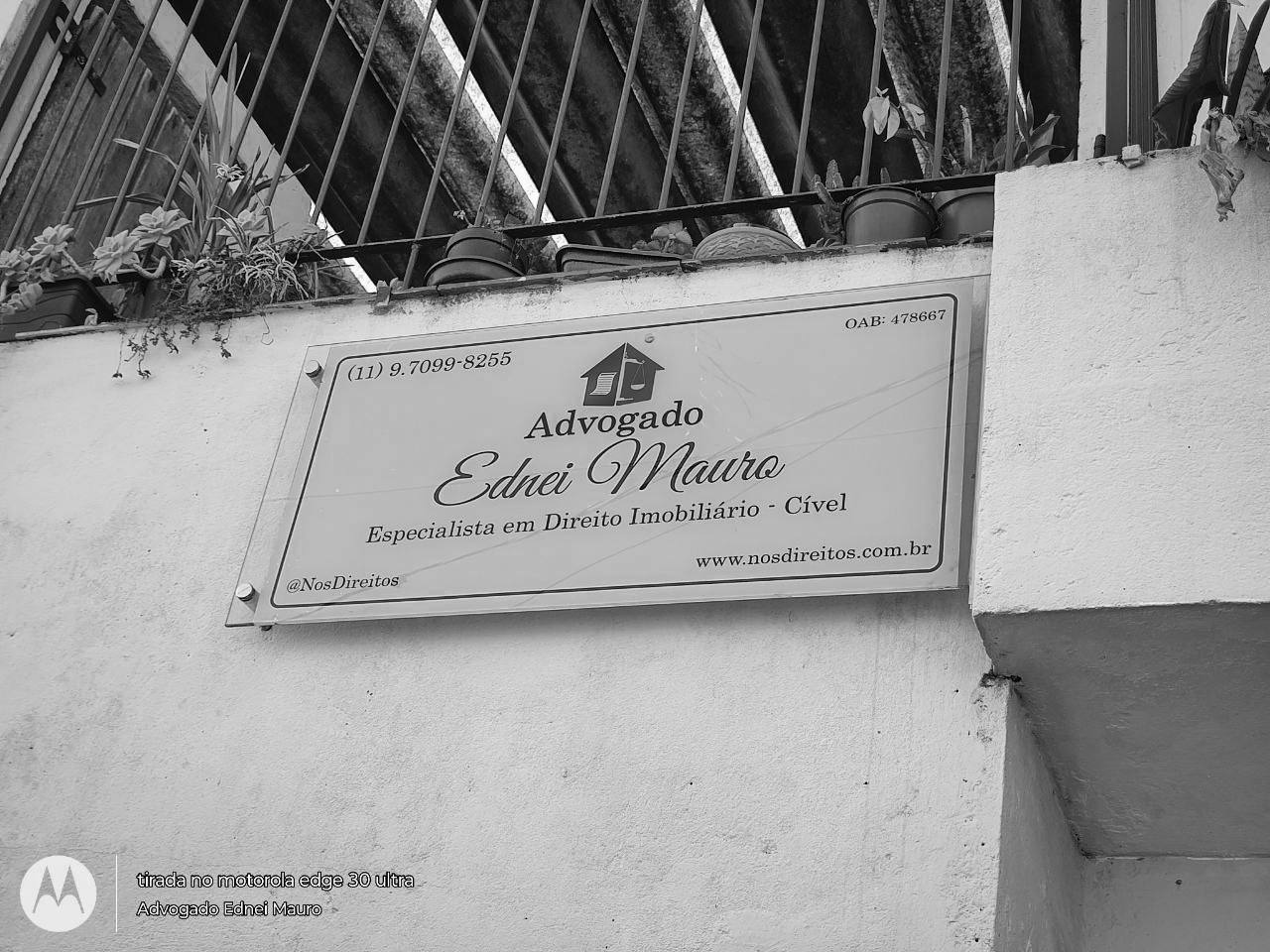 Fachada do escritório Ednei Mauro Advocacia